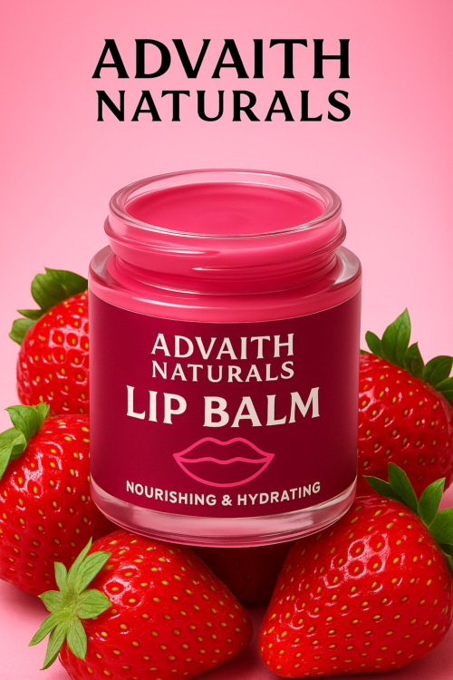 Strawberry Lip Balm – Handmade Natural Lip Care
